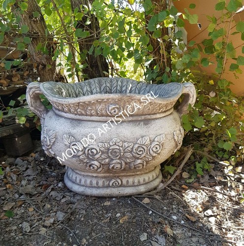 Vaso orcio fioriera ovale - orcio,