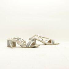 Sandali NERO GIARDINI Usate  EUR 40 (Cod.SS3129) in Pelle Argento