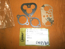 KIT GUARNIZIONI CARBURATORE DISTANZIALE BACHELITE FIAT 500 D F L WEBER 26 IM10 