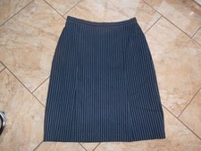 Gonna In Lana A Righe 48 Nera