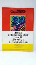 CAUDANO GUIDA PRIMAVERA 1972 GIARDINO E HOBBISTICA CATALOGO VINTAGE - COLLEZIONE