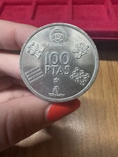 MONETA SPAGNA 100 PESETA JUAN