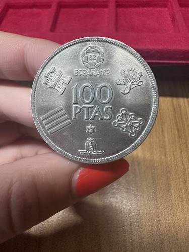 Moneta spagna 100 peseta - spagna, juan