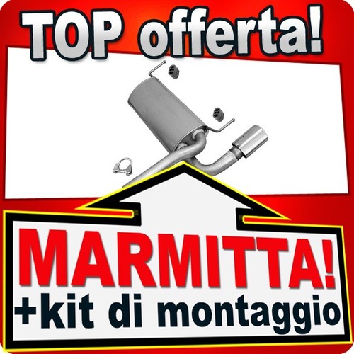 Silenziatore posteriore per - silenziatore,
