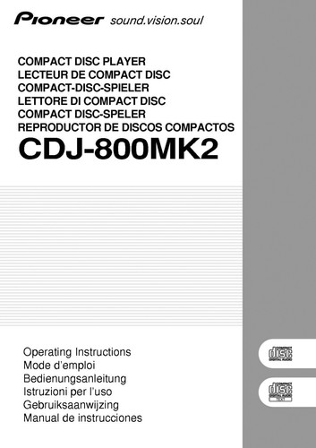 Pioneer cdj 800 - lettore, cd