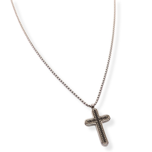 Collana croce uomo - croce, in