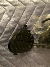 COPPIA PEDALI NERO FILETTO GRANDE PER CYCLETTE SPIN BIKE SPINBIKE 14MM 9/16" RIC