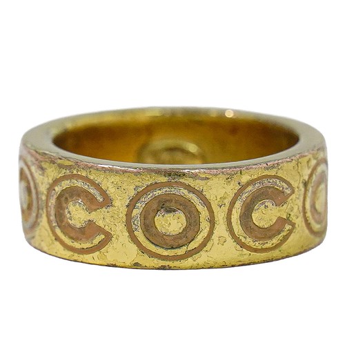 Anello chanel coco logo - chanel,
