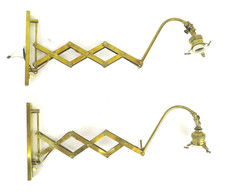 DUE LAMPADE APPLIQUE A FORBICE