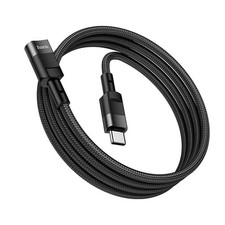 Hoco Originale Prolunga Cavo Dati Usb-c Otg 1.2m Black Per Apple Iphone 15 Plus