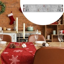 Runner da tavola natalizio, tovaglia stagionale per cucina in stile