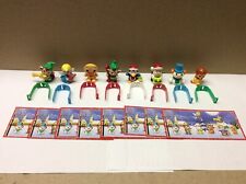 NATALE 2016 SERIE COMPLETA 8 PEZZI + 8 CARTINE KINDER FERRERO