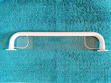 MENSOLA PORTAOGGETTI da bagno in metallo verniciato bianco e vetro a parete muro