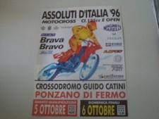 advertising Pubblicità 1996 ASSOLUTI D'ITALIA MOTOCROSS 125 PONZANO DI FERMO
