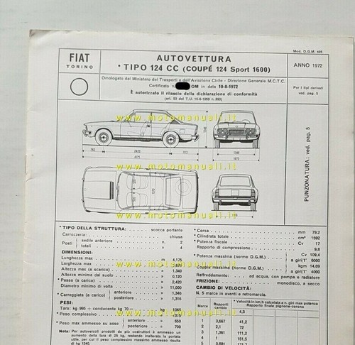 Fiat 124 sport - 124,