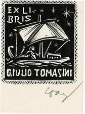 Ex libris Giulio Tomasini -