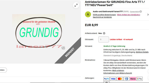 Cinghia trasmissione per - di,
