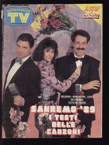 Sorrisi 1989 solenghi - sorrisi, 8/1989