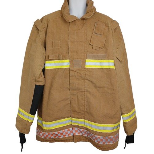 Firemans jacket brown - firemans, fire