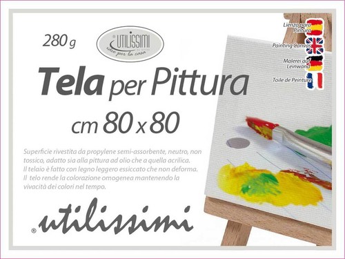 Tela per pittura quadro bianco - per,