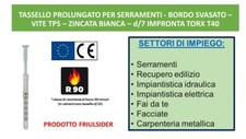 FISSAGGI Viti/Tassello multiespansione per serramenti assemblato FM-X5