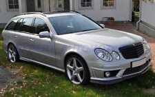 FARI MERCEDES CLASSE E W211 DAL 02--06 DAYLINE NERI/CROMO LED DIURNI