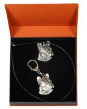 Francese Bulldog - Set - Il Cane IN Der Arance Scatola Art Dog