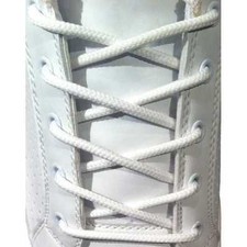 Lacci per scarpe bianchi tondi - scarpe,