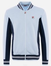 FILA Vintage Borg Wimbledon Settanta (Edizione Limitata) Sky Blu Tennis Tuta Top