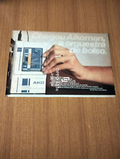 1982 AIKO WALKMAN STEREO CASSETTE PLAYER ATP 300R VINTAGE AD PUBBLICITA