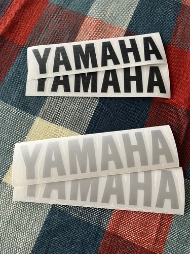 Adesivo logo yamaha nero - adesivo,