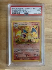 PSA 9 Charizard Celebrazioni
