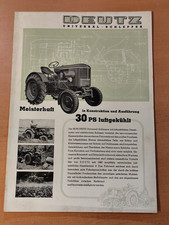 Deutz 30 CV depliant trattore