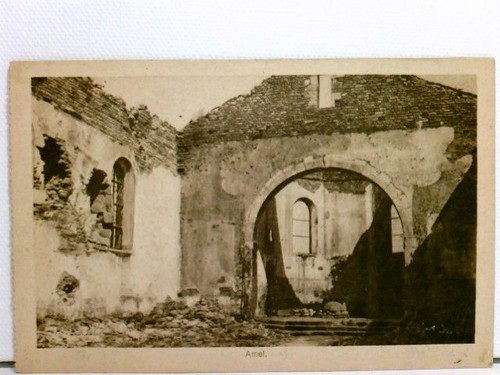 Cartolina amel rovine della - cartolina, amel,