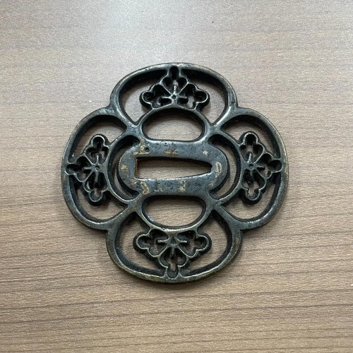Katana tsuba giapponese - giapponese, terra