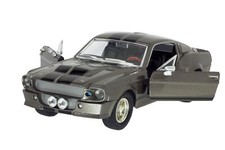 Greenlight 1:24 1967 Ford Mustang 'Eleanor' grigio con strisce nere