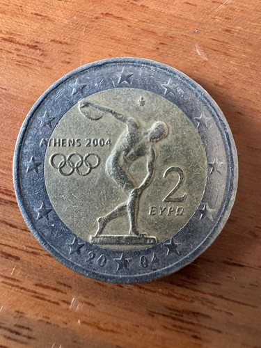Moneta euro 2004 - euro, olimpiadi