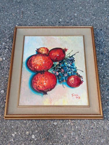 Melograni dipinto pittura olio - melograni,
