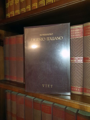 Novissimo digesto italiano - digesto,