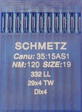 Schmetz 332 LL spessore 120