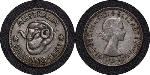 Australia 1957 uno scellino - 1957, 1