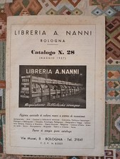 catalogo libri antichi LIBRERIA A. NANNI – Bologna 1957