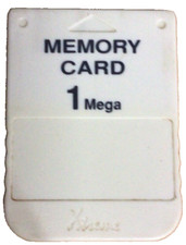 Memory Card 1MB XTREME per Sony PS1 PS2 - PlayStation 1 - BIANCO [M02]