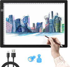 A4 LED Tavoletta Luminosa Da Disegno Tavola Luminosa Disegno, Lavagna per Disegn