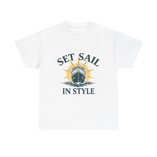 Set shirt sail style nave - t-shirt,