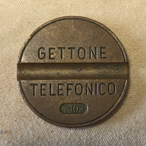 Gettone telefonico 7103 senza - telefonico,