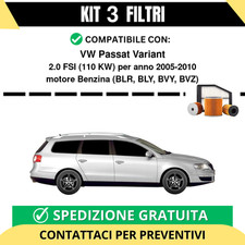 Kit 3 Filtri Tagliando per VW