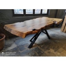 Tavolo scultura con piano in