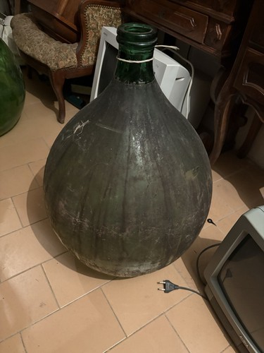 Damigiana vetro vintage arredo - damigiana,