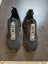 Moschino sneakers uomo teddy bear nero Black logo. regalo non gradito vendo